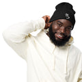 M-Dog Beanie in black, front